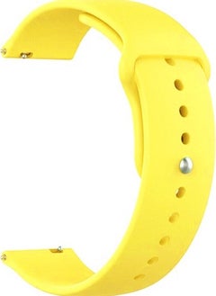 Markacase Silicone Strap for Garmin 245-245 Music Yellow 