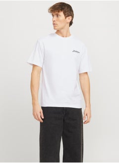 Jack Jones Slogan Print Crew Neck T-Shirt  - Image 2