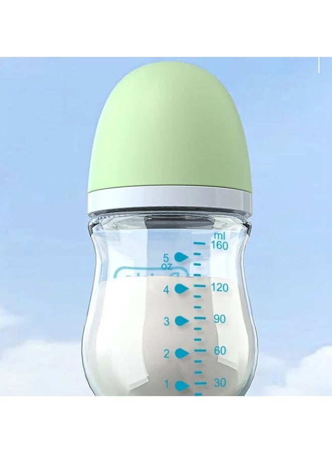 Dr.isla زجاجة رضاعة للأطفال من Dr.isla – مقاومة للاختناق، مضادة للمغص، خالية من الـ BPA، للمواليد من 1 إلى 3 أشهر (160مل) - Image 2