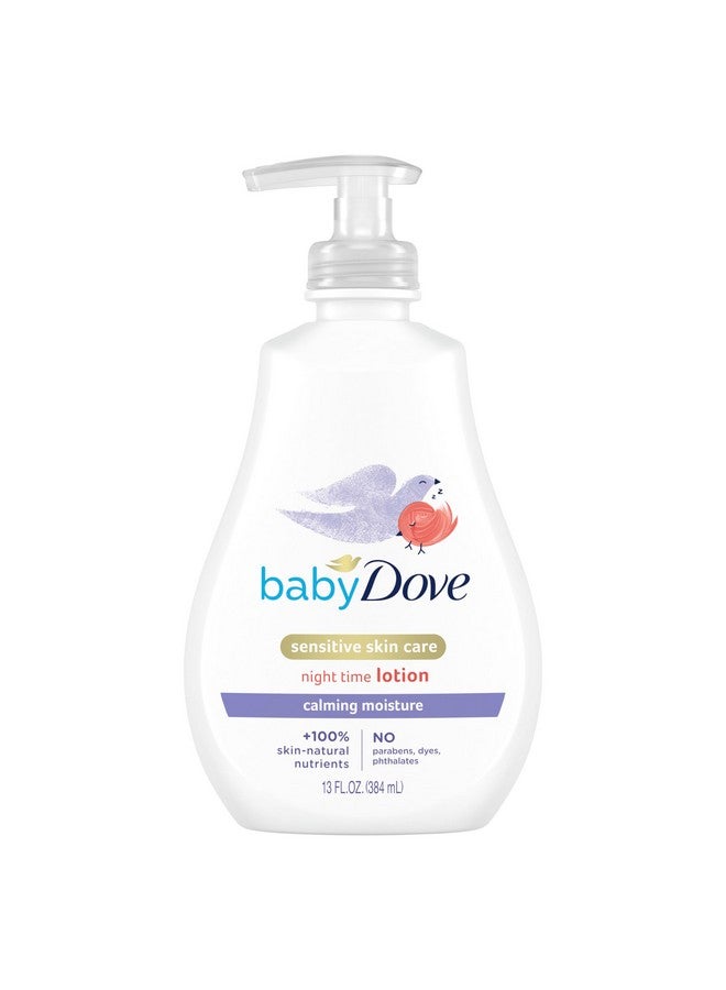 Baby Dove لوشن للأطفال للعناية بالبشرة الحساسة برائحة مهدئة ومرطبة مهدئة مضاد للحساسية ومختبر من قبل أطباء الجلد 13 أونصة - Image 1