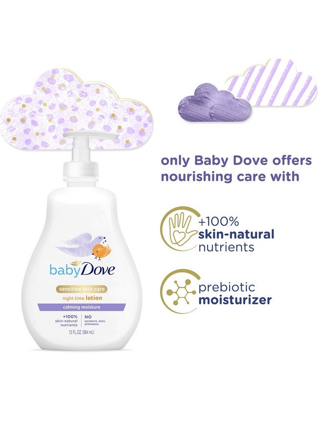 Baby Dove لوشن للأطفال للعناية بالبشرة الحساسة برائحة مهدئة ومرطبة مهدئة مضاد للحساسية ومختبر من قبل أطباء الجلد 13 أونصة - Image 4