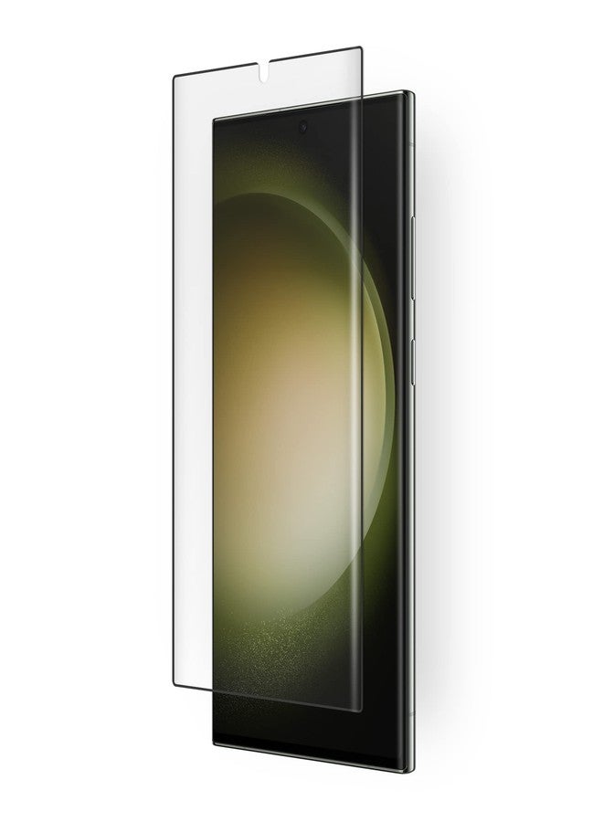 BodyGuardz Eco PRTX Screen Protector for Samsung Galaxy S23 Ultra, Shatterproof Synthetic Glass, Case Friendly, Smudge Resistant Clear Protector with Easy Installation Process - Image 1