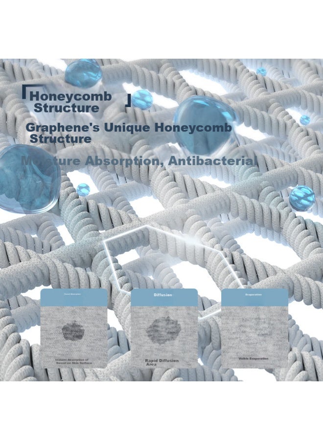 PLAYBOY ملابس داخلية من حرير الثلج للرجال، ربيع وصيف، درجة 10A مضادة للبكتيريا وقابلة للتنفس، شورت بوكسر بحجم كبير - Image 5