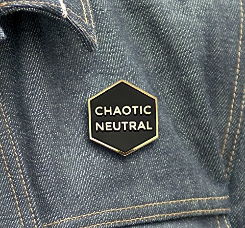 Pinsanity Chaotic Neutral Enamel Lapel Pin - Image 4