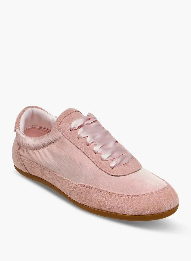 ليتل ميسي Girls Lace-Up Sneakers