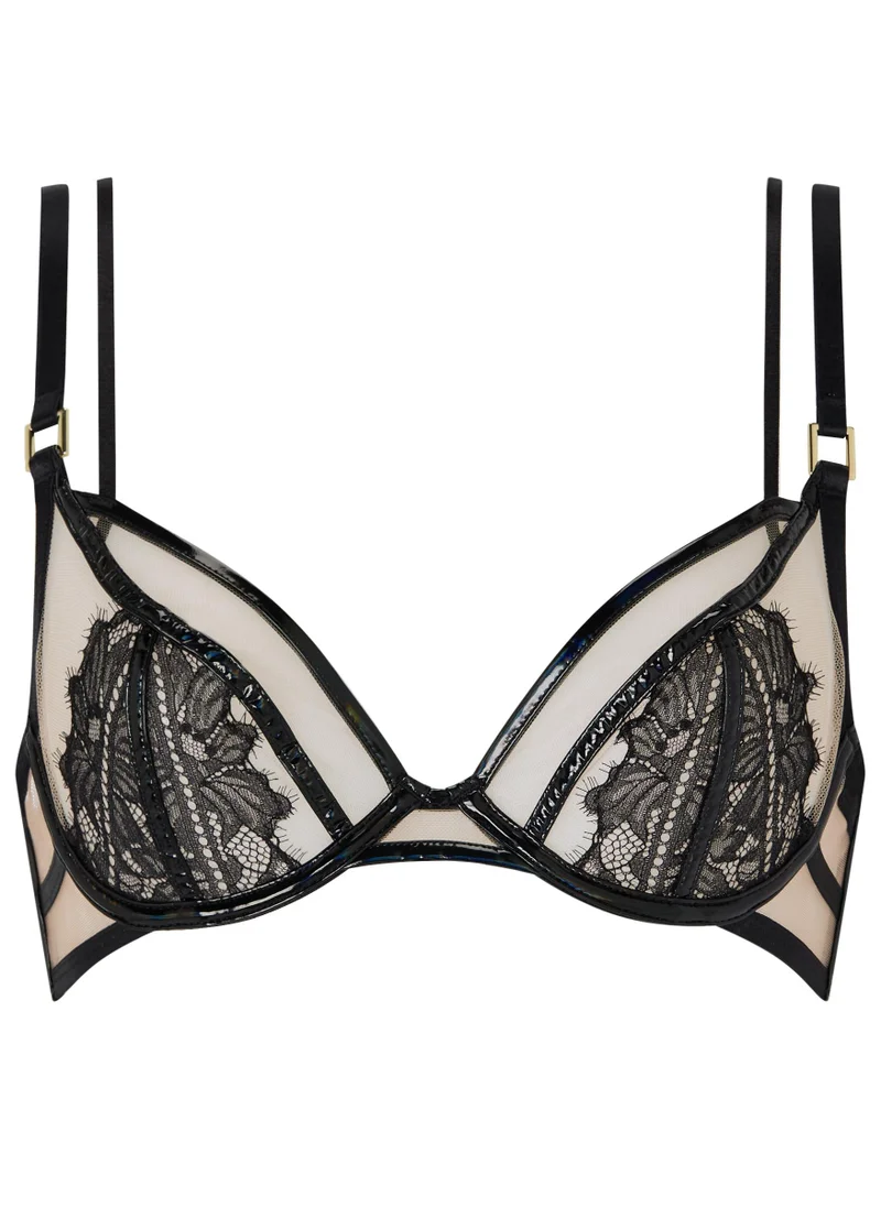 Ann Summers Black Ann Summers Sultry Siren Non Padded Plunge Bra for Women | Best Price UAE