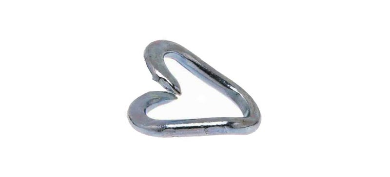 Campbell Low Carbon Steel Repair Lap Link, Zinc Plated, 3/16" x 1", 240 lbs Load Capacity - Image 1