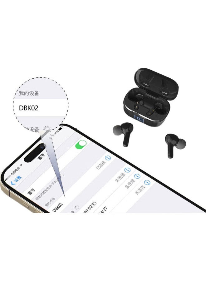 xiwxi [Comfortable Wear | Long Battery Life] Bluetooth Headphones, Noise-Cancelling, Wireless In-Ear, For Sports, Gaming, Music, Long Battery Life, Compatible With Huawei, Apple, Xiaomi - Image 1