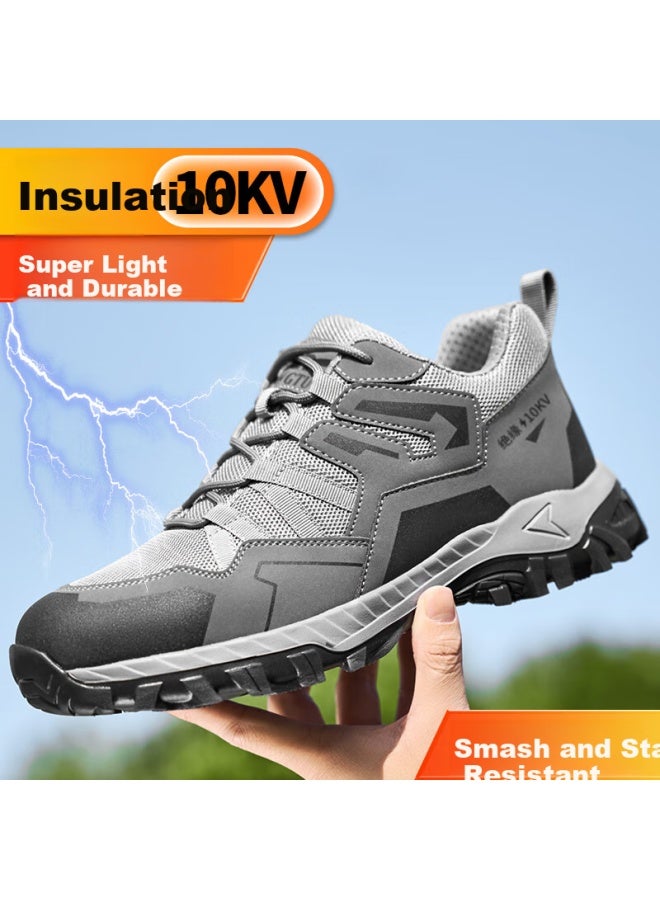 Jingtu Electrician Safety Shoes Men Insulated 10Kv Anti-Smashing Anti-Piercing Summer Breathable Work Safety Shoes 3159Kv-J 43 - Image 5