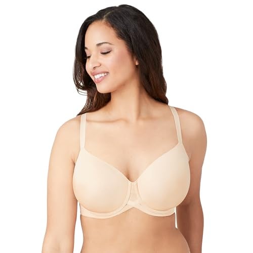 Wacoal Women's Ultimate Side Smoother Underwire T-Shirt Bra, Sand, 34DD - Image 1