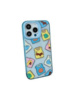 Tide Brand Oxygen Dog Cartoon Animal Amusement Park For Apple For Iphone16promax Phone Case 15 Protective Cover-Color:Shrimp Shell [full Screen Sweater]]-Applicable Model:For Iphone16promax