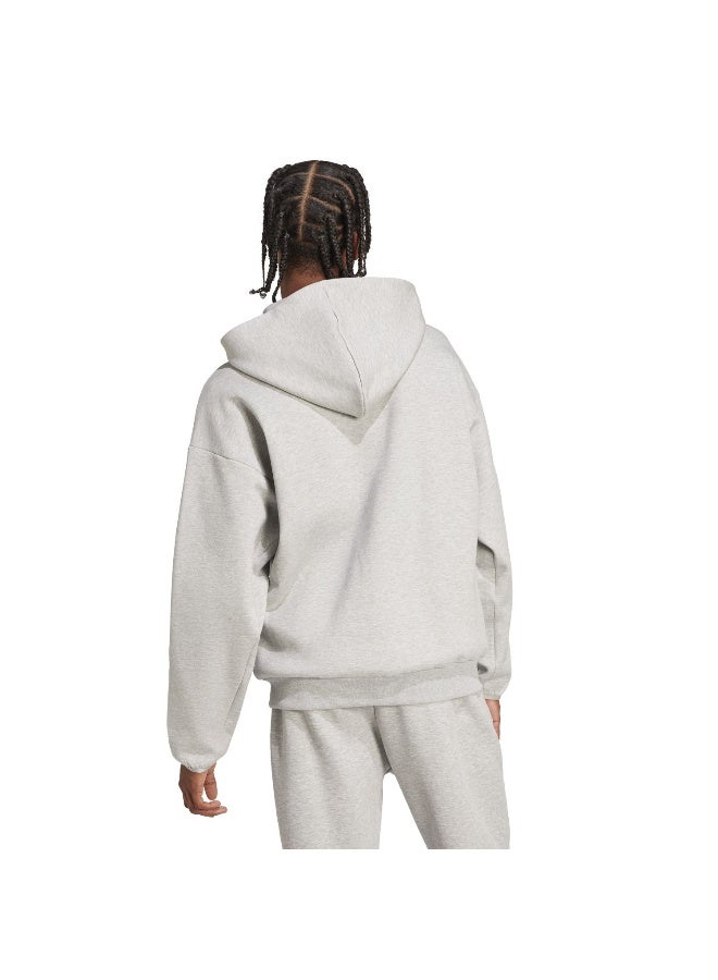 Adidas Adidas M Fi Sl Fz Grey Hooded Track Top Track Tops For Men - Image 3