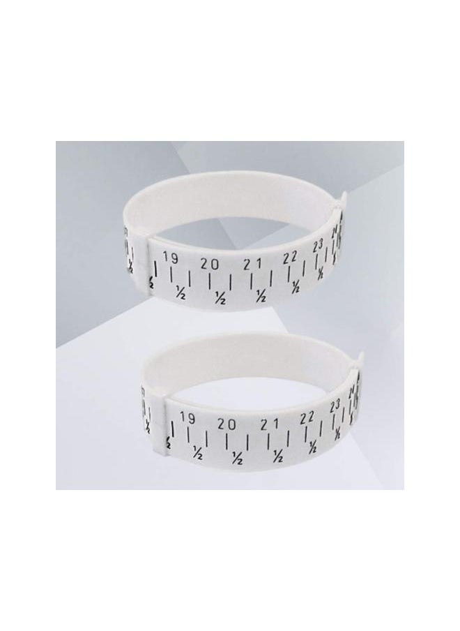 WYBOT - Bracelet Bangle Gauge Sizer Jewelry Wrist Size Measure Tool Bangle Jewelry Bracelet Bracelet Sizer Wristlet Watch Sizer 2pcs - Image 1