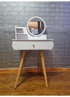 Dressing Table Makeup Mirror With Lights And Drawer
