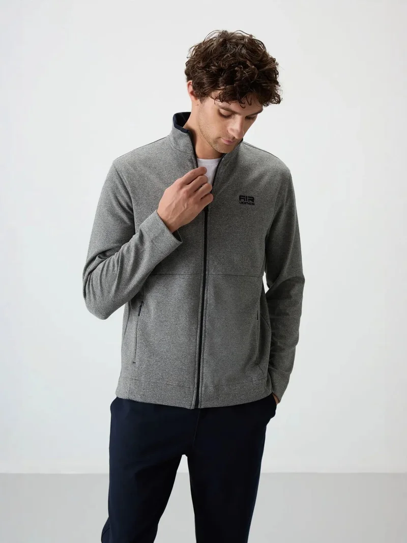تومي لايف TOMMY Men's Cotton Blend Zip Sweatshirt And Pants Set