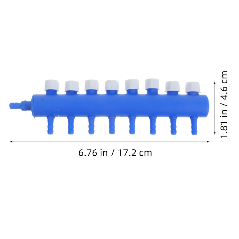 Aquarium Air Pump Splitter with Adjustable Oxygen Control Valve for Fish Tanks Aquarium Air Manifold Aquarium Valve Aquarium Air Valve - Image 2