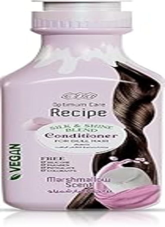 Eva Eva Optimum Care Recipe Silk & Shine Blend Conditioner Marshmallow Scent 350 Ml 