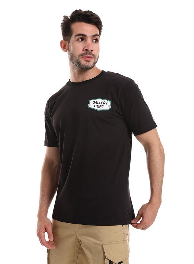 WHITE RABBIT Gallery Dept Printed Front & Back Black Tee  - Image 2