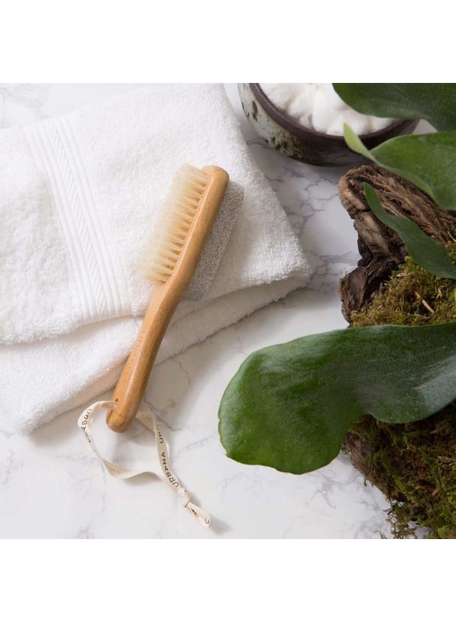 Urbana Spa Prive Home Spa Collection, Pumice Stone with Nail Brush - Image 5
