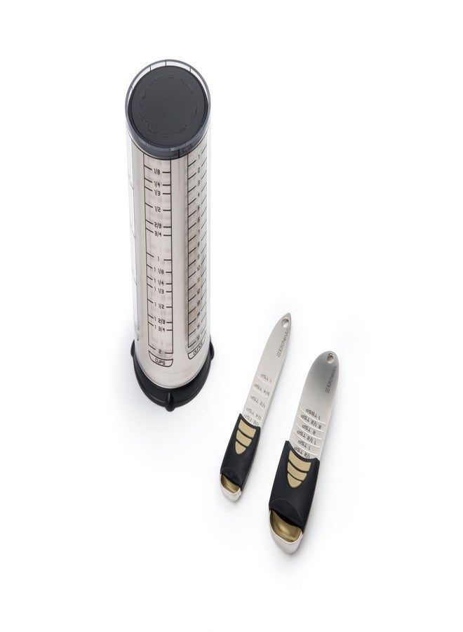 KitchenArt 2 Cup Pro Essentials Gift Set, 6.5x6.5x7", 3-Piece Set - Image 2