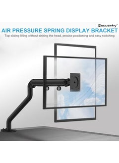 Beauenty 17 32 Inch Single Monitor Stand Adjustable Gas Spring Desk Mount Stand With Cable Management Heavy Duty Computer Monitor Stand 360 Rotating Monitor Arm For Computer Screen Single Arm  - Image 4