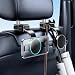 DICMKY 1 Pack Headrest Hook for Car Seat Back with Magnetic Phone Holder Multifunctional Car Seat Hooks for Purses and Bags Handbag Grocery Bag Purse Hanger Car Organizers and Storage Accessories - Image 2