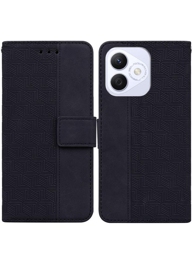 S-TOP Case For Honor X60i Geometric Embossed Leather Phone Case - Image 1