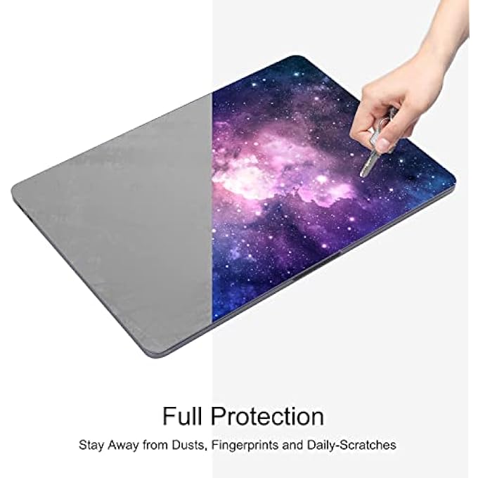 rayihni DECAL SKIN COMPATIBLE WITH 2024~2021 MACBOOK PRO 14 INCH (MODEL A3112 A3401 A3185 A2992 A2918 A2779) - PROTECTIVE AND DECORATIVE LAPTOP SKIN DECAL STICKER, ANTI-SCRATCH VINLY WRAP [NEBULA] - Image 3