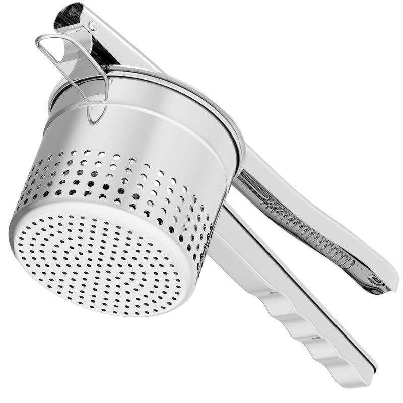 Glotika Large 15Oz Potato Ricer Masher  Heavy Duty Stainless Steel Potato Masher With Ergonomic Handle  Masher And Ricer Kitchen Tool For Mashed Potatoes  Noodle Maker - Image 1