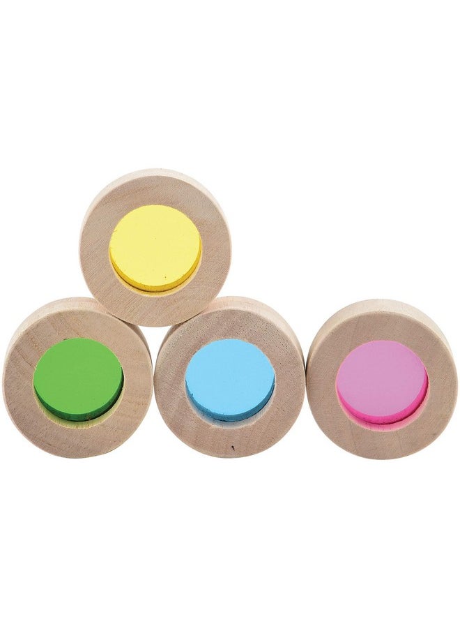 Constructive Playthings Color Mixing Wooden Blocks Light Table Manipulatives Building Toys Different Shapes Multicolor 24Piece Set Toddler Toys For Ages 12 Months & Older  - Image 4