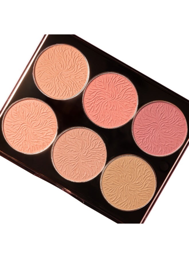 فيوتشر ميكاب منتجات فيوتشر ميك اب لوحة أحمر الخدود من 6 ألوان - Image 3