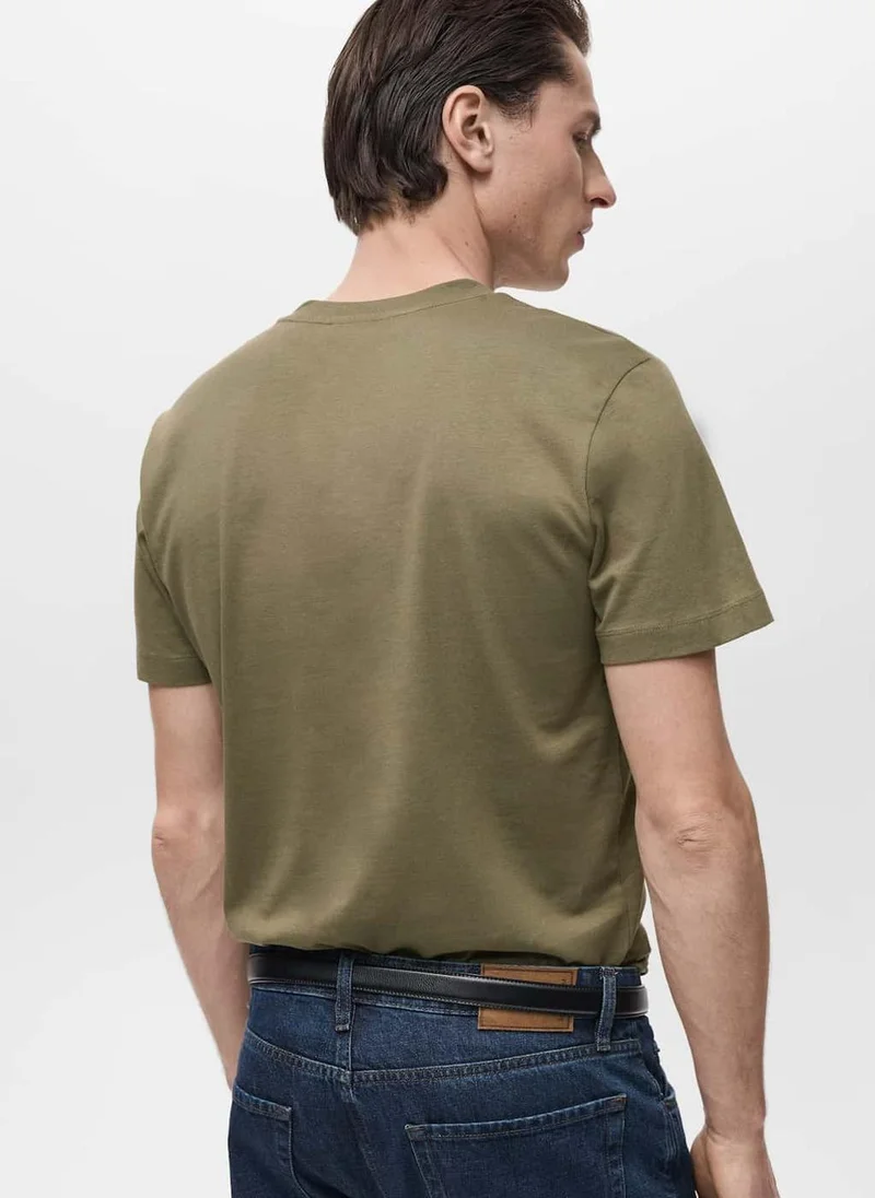 Mango Man V-Neck T-Shirt