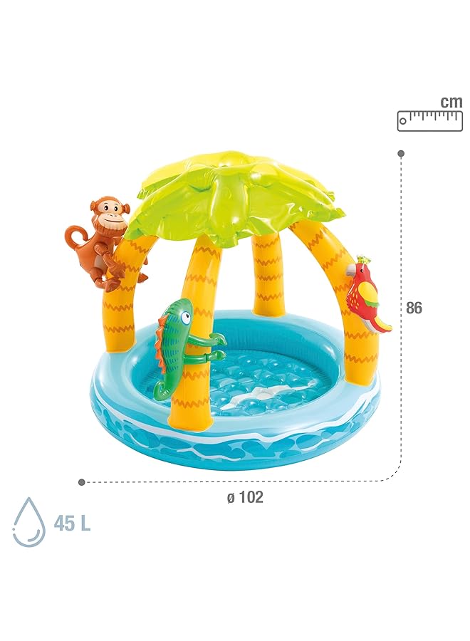 انتكس مسبح الأطفال 58417Np Tropical Island - Image 4