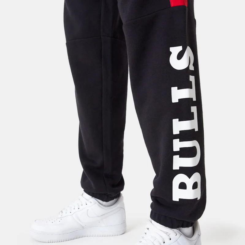 NEW ERA Men's Chicago Bulls NBA Colour-Block Joggers