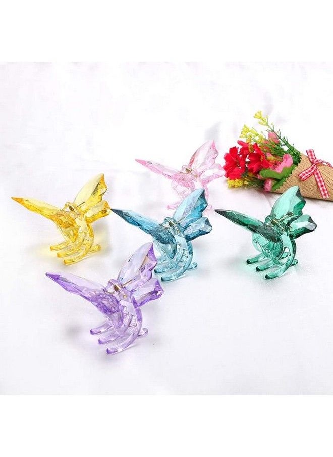 Fameza Butterfly Claw Clips For Women Butterfly Hair Clips For Girls 4 Pcs Butterflies Claw Clips For Hair Claws Butterfly Hair Accessories Hair Clamps Clips For Thick And Medium Hair Clips Model Number 0070  - Image 4
