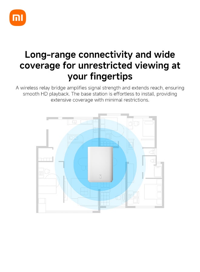 Xiaomi Outdoor Camera Base Station | MJA1 security chipset | microSD (up to 256 GB) | Compatible with Xiaomi Outdoor Camera BW300 and BW500 | White White - Image 5