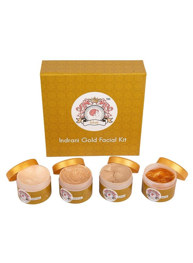 Indrani Cosmetics Indrani Gold Facial Kit 200 Gm - Image 4