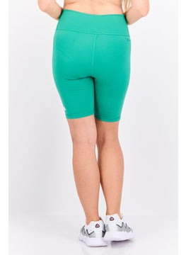 Adidas Women Sportswear Fit Training Shorts, Green  - Image 2