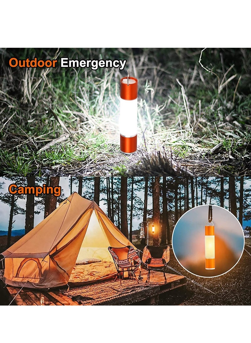 USB Rechargeable Flashlights High Lumens, Portable LED Camping Lantern with 6 Light Modes, IPX4 Waterproof Super Bright Flashlight for Camping Essentials, Emergency Hurricane(4.61 inches) - Image 3