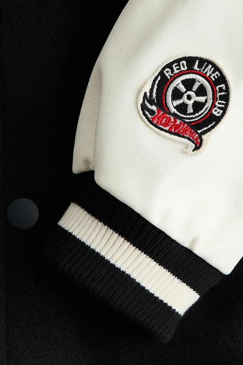 H&M Motif-detail baseball jacket