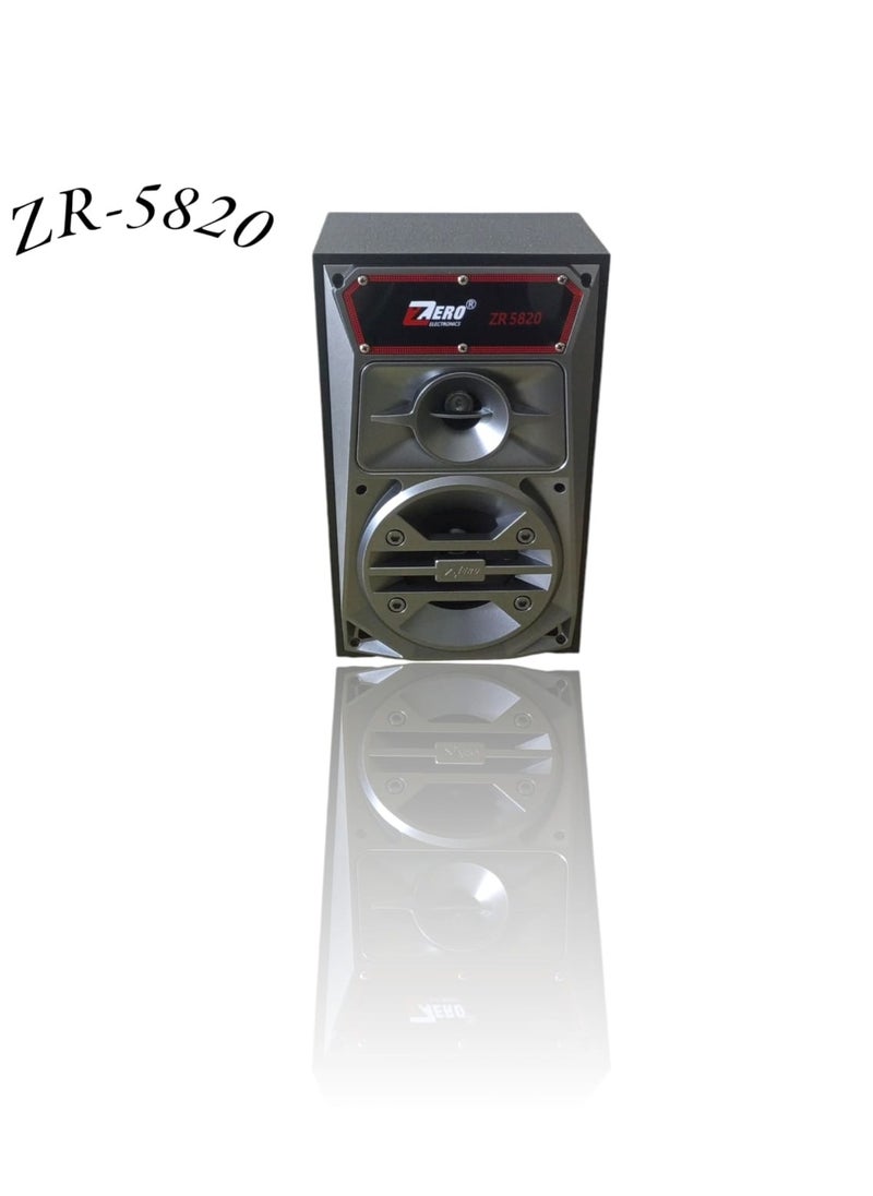 زيرو مكبر صوت سلكي ولاسلكي ZR-5820 رمادي  - Image 3