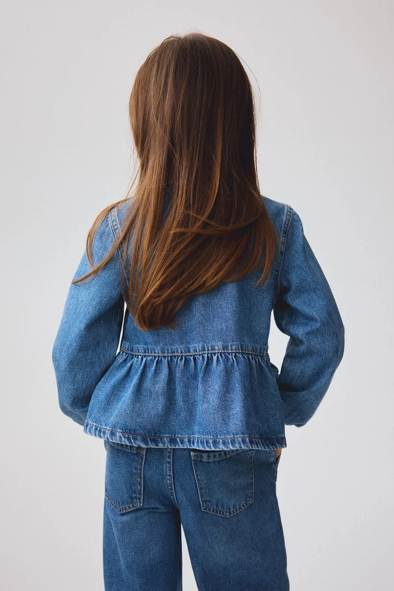 H&M  2-piece bow-detail denim set for Women | Best Price UAE