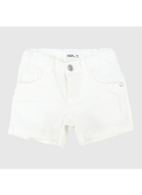 Plain Gabardine Shorts