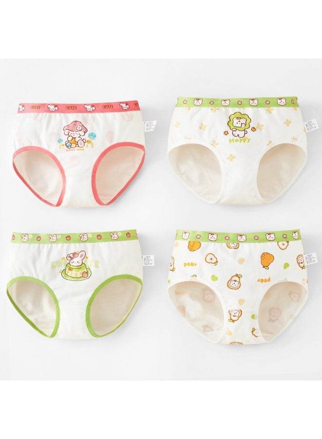 KUYING New Comfortable Skin friendly Breathable Underwear Set 0f 4