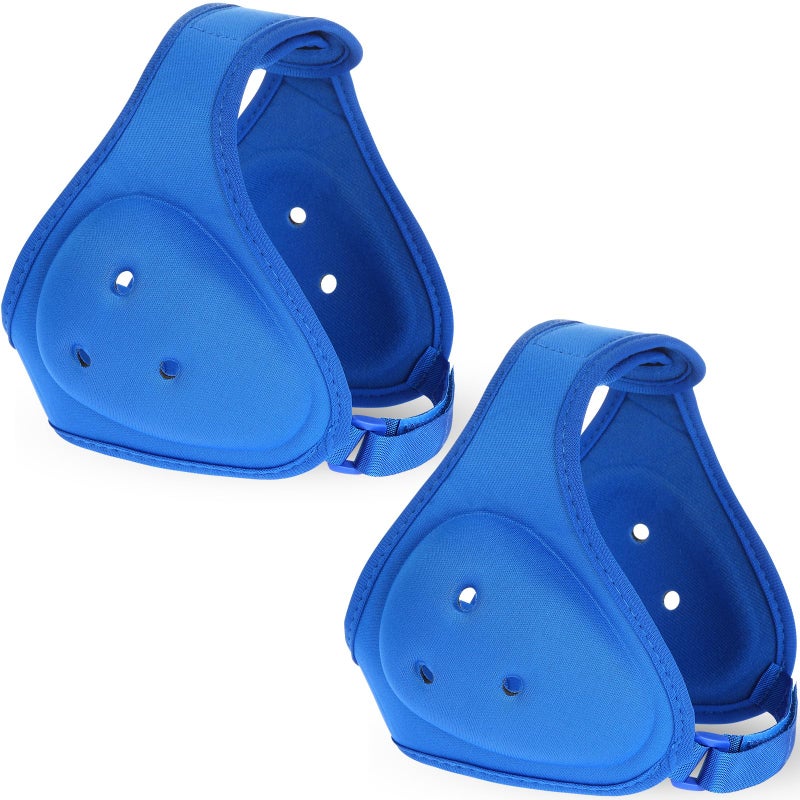 Jerify 2 Pcs Wrestling Headgear for Kids Youth Soft Grappling Headgear Wrestling Adjustable Ear Guard ProtectiveBlue - Image 2