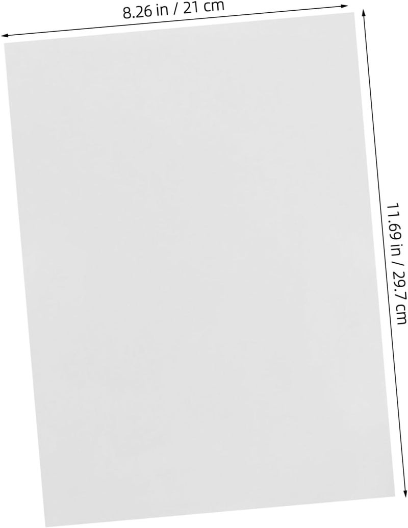 Gadpiparty 50sheets Hollow Paper Bristol Paper Translucent Transfer for Drawing and Tracing Projects - Image 2
