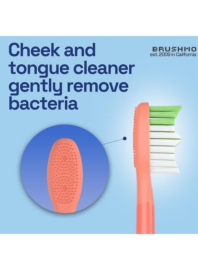 Brushmo Replacement Toothbrush Heads Compatible with Philips Sonicare One Toothbrush, for HY1100 Miami Coral HY1022/01 Brush Head (Miami Coral) 4 Pack - Image 5