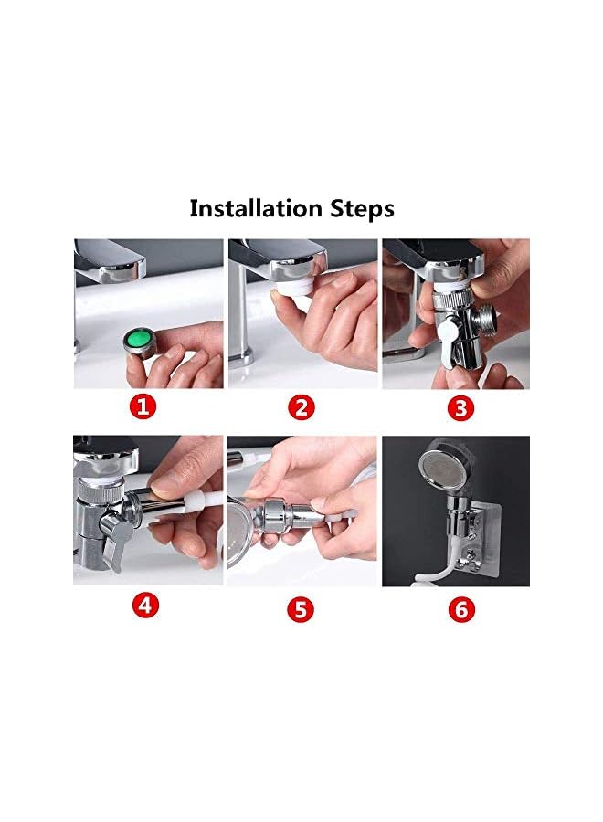 The Bros Washbasin Faucet External Shower Set - Image 5