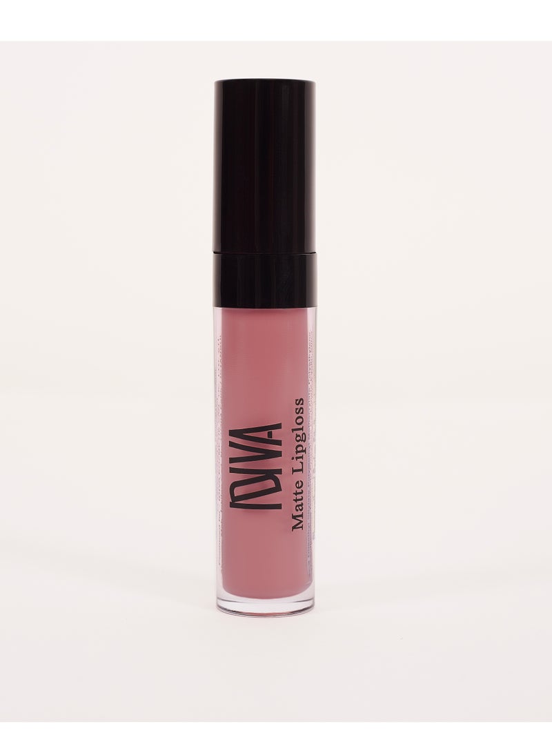 IDIVA Matte lip gloss lasts up to 16 hours, Velvety. - Image 1