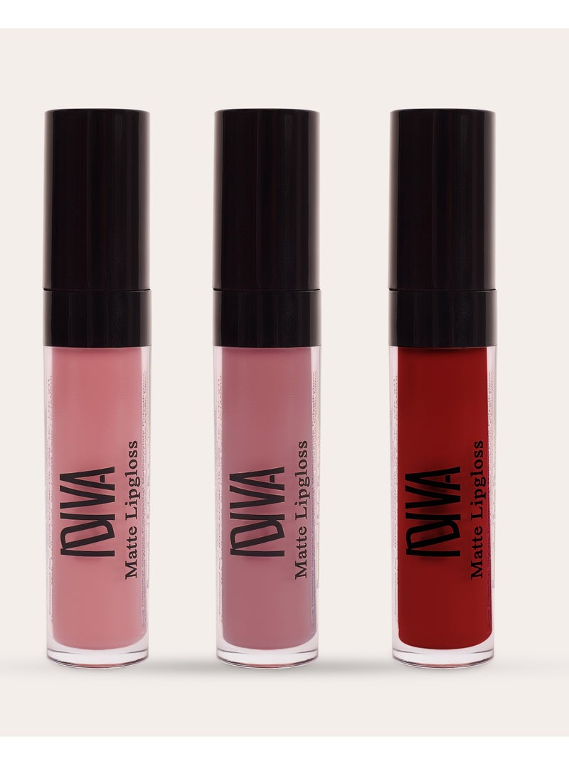 IDIVA Matte lip gloss lasts up to 16 hours, Velvety. - Image 5